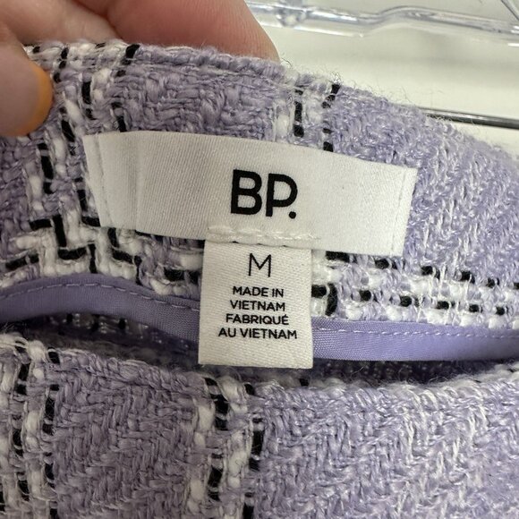 Y2K‎ 90s Purple Tweed Mini Skirt Plaid Coquette Clueless Preppy Classic Med NWT - Picture 3 of 10